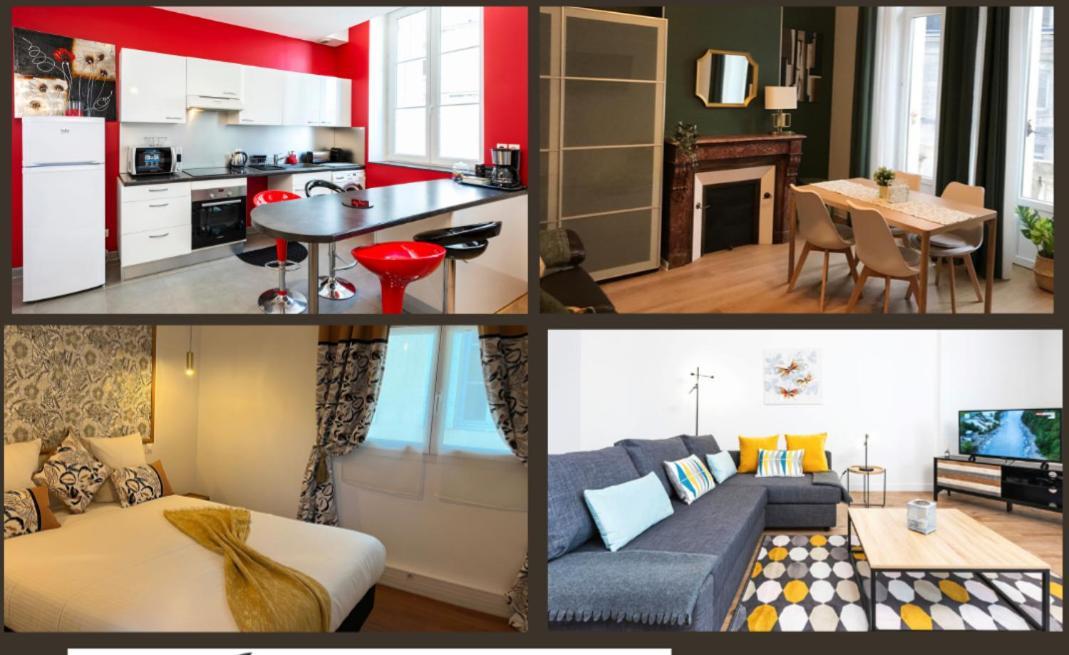 Aquitain Home Chambre Studio Appartement Gare Saint Jean Bordeaux Exterior foto